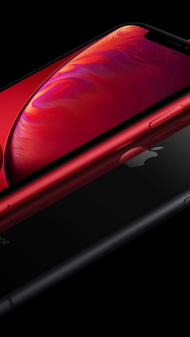 1284x2778 red black 5K smartphone Apple September 2018 Event... -  iPhone Wallpaper