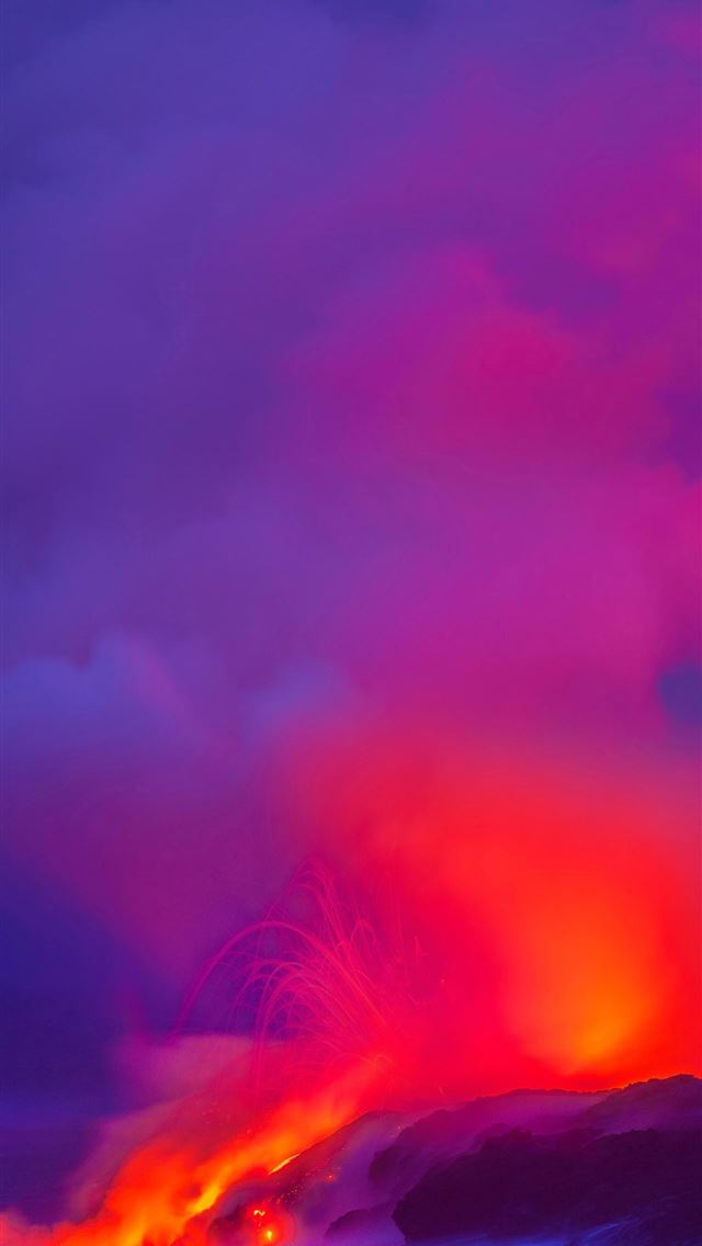 1284x2778 landscape Volcano Lava HD Desktop and Mobile Backg... - volcano iPhone Wallpaper