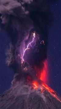 Volcano Eruption Sony Xperia X XZ Z5 Premium HD 4k... wallpaper