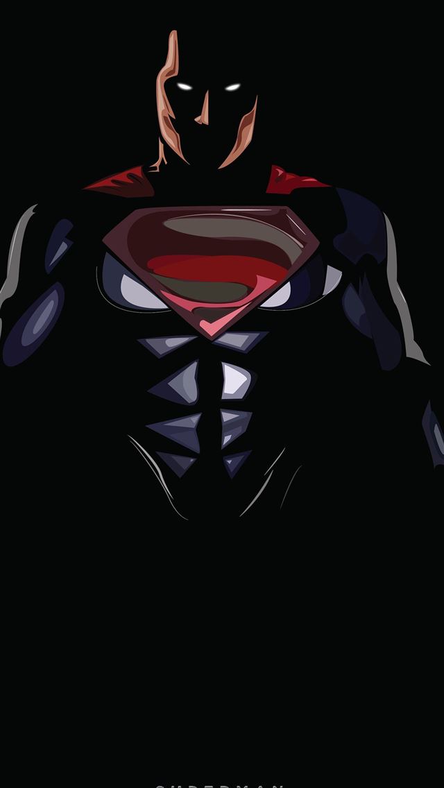 1284x2778 superman dark minimal lg v30 lg g6 hd image backgr... - superman iPhone Wallpaper