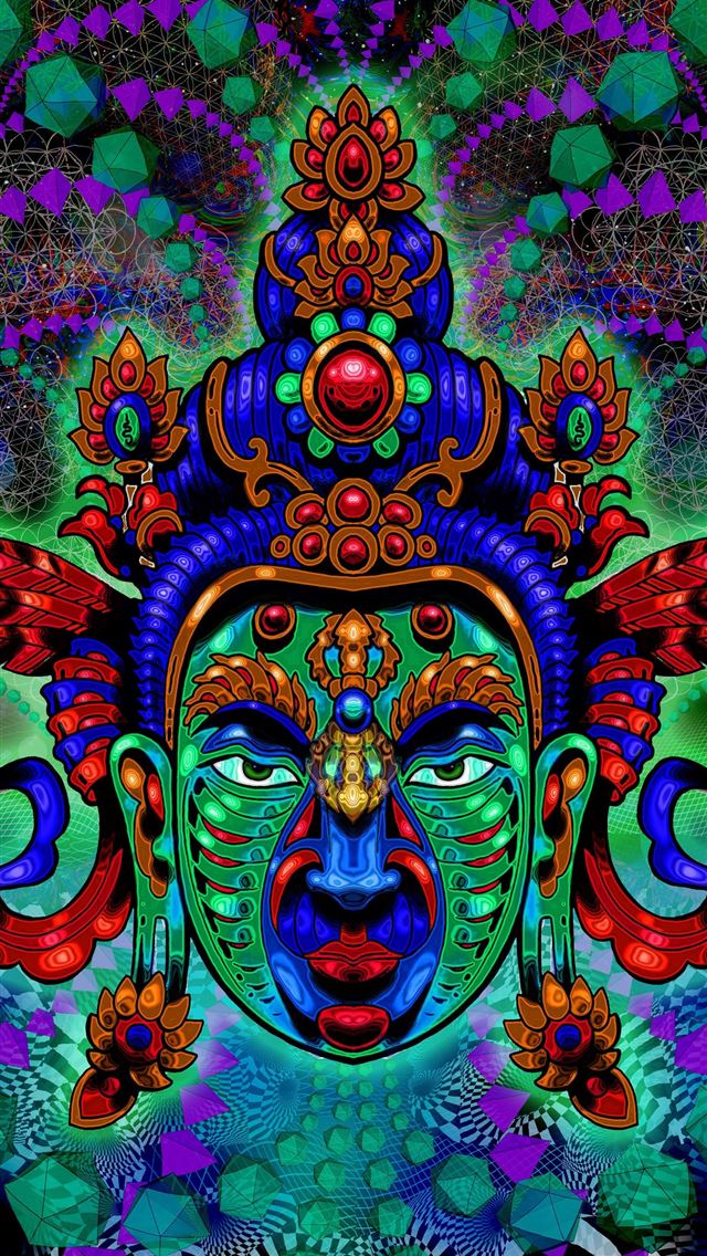 1284x2778 psychedelic buddha Google Search - buddha iPhone Wallpaper