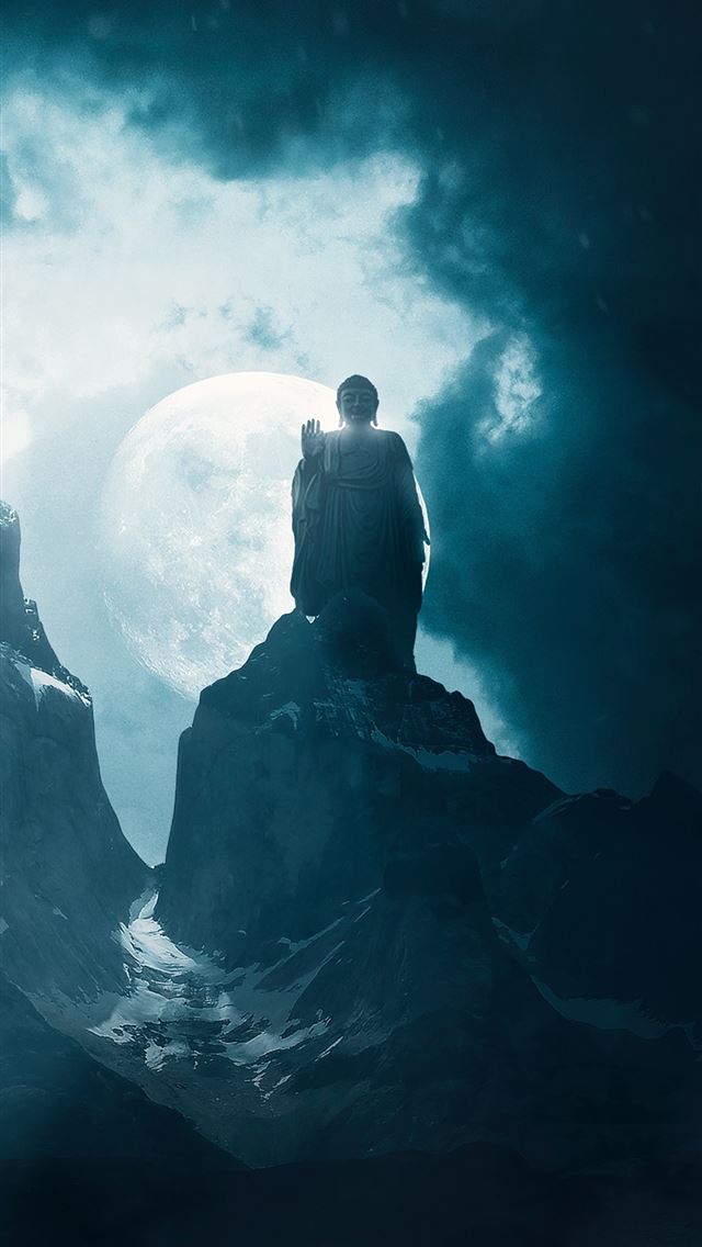 1284x2778 Buddha Monk Enlightment 5k Samsung Galaxy Note 9 8... - buddha iPhone Wallpaper