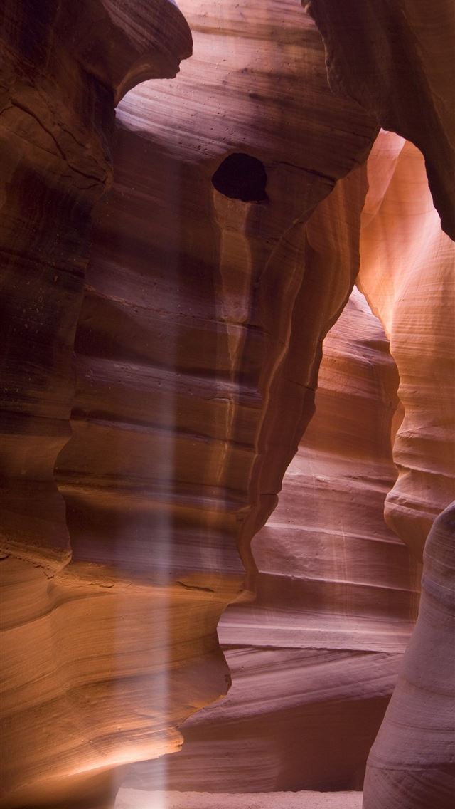 1284x2778 Inside a sandstone cave in the desert of Antelope ... - antelope canyon iPhone Wallpaper