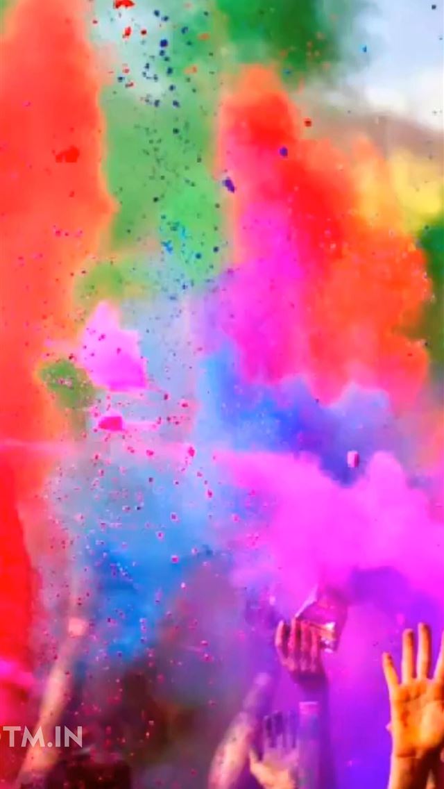1284x2778 Aayi Holi Holi Wishing Video Status Video in 2021 - holi iPhone Wallpaper