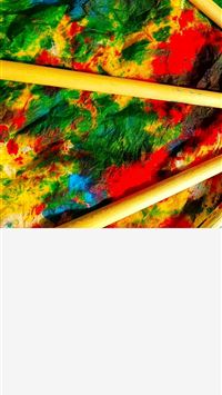 Techouse Happy Holi Pencil HD Tip wallpaper