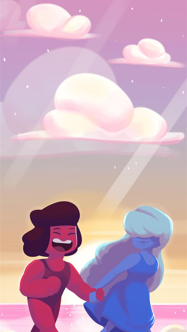 1284x2778 Steven Universe Ruby And Saphire Cave - steven universe iPhone Wallpaper