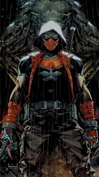 Red Hood Amoledbackgrounds wallpaper