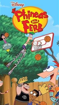 Season 4 of Phineas and Ferb Plex iPhone wallpaper