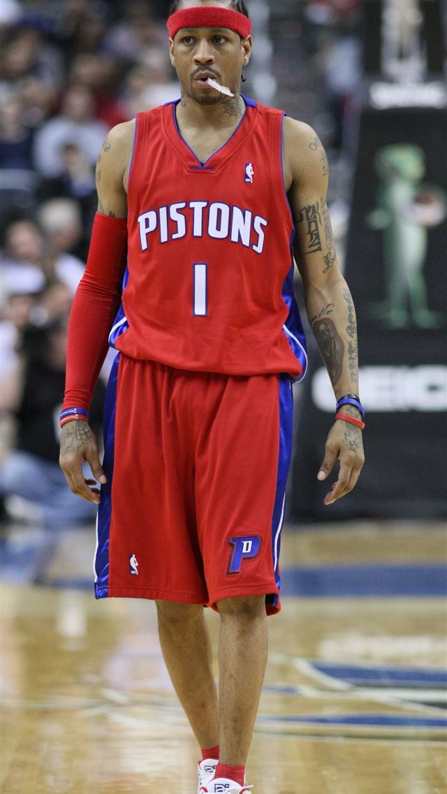 1284x2778 File Allen Iverson Detroit Pistons jpg mons - allen iverson iPhone Wallpaper
