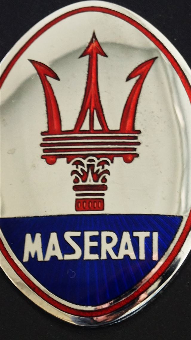 1125x2436 maserati logo - maserati logo iPhone Wallpaper