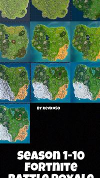 Fortnite Map Season 1 wallpaper