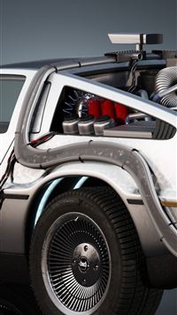 Back To The Future Delorean Side View for Google N... wallpaper