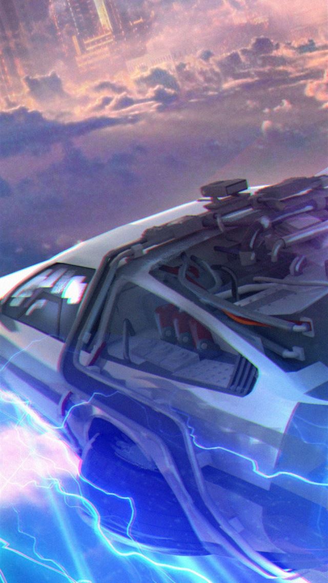1284x2778 Delorean Back To The Future - back to the future iPhone Wallpaper