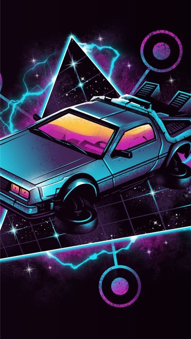 1284x2778 Back to the Future Movie Artwork Resolution HD Art... - back to the future iPhone Wallpaper