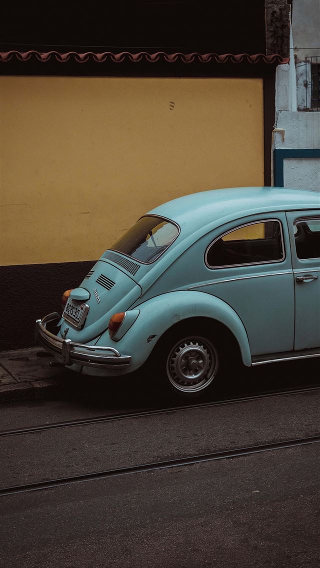 1284x2778 ✓ Car Teal Volkswagen Beetle Type 1 Vehicle Image... - volkswagen beetle iPhone Wallpaper
