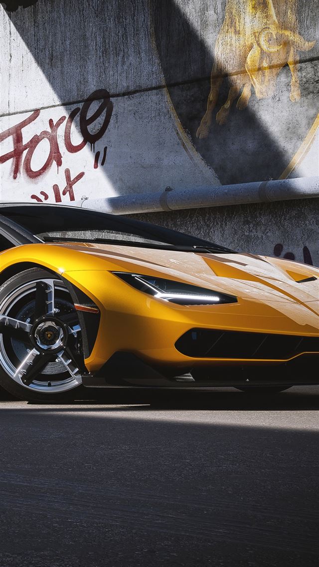 1284x2778 Lamborghini Centenario Yellow Cgi 4k Sony Xperia X... - lamborghini centenario iPhone Wallpaper