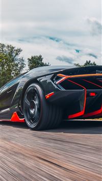 Lamborghini Centenario Coupe Rear Sony Xperia X XZ... wallpaper