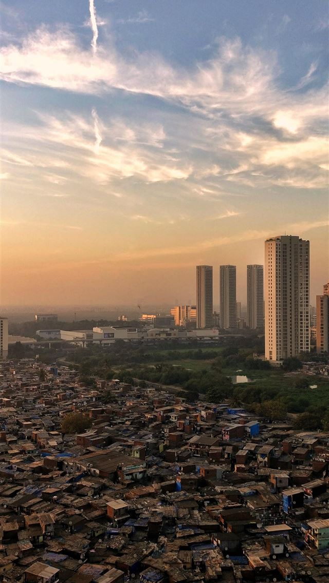 1284x2778 Slums - mumbai iPhone Wallpaper
