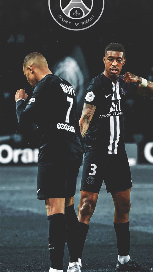 1284x2778 Kylian Mbappe Presnel Kimpembe - mbappe iPhone Wallpaper
