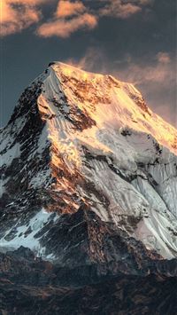 Annapurna Massif Mountain Range Nepal Samsung Gala... wallpaper