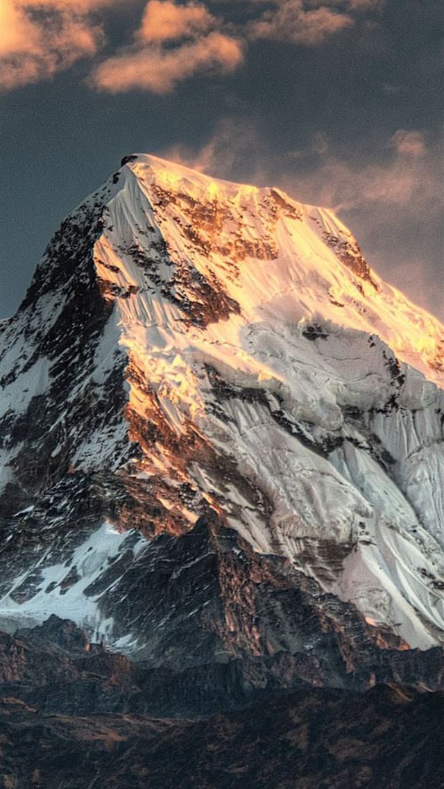 1284x2778 Annapurna Massif Mountain Range Nepal Samsung Gala... - nepal iPhone Wallpaper