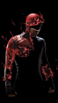 Amoled Daredevil Cave wallpaper