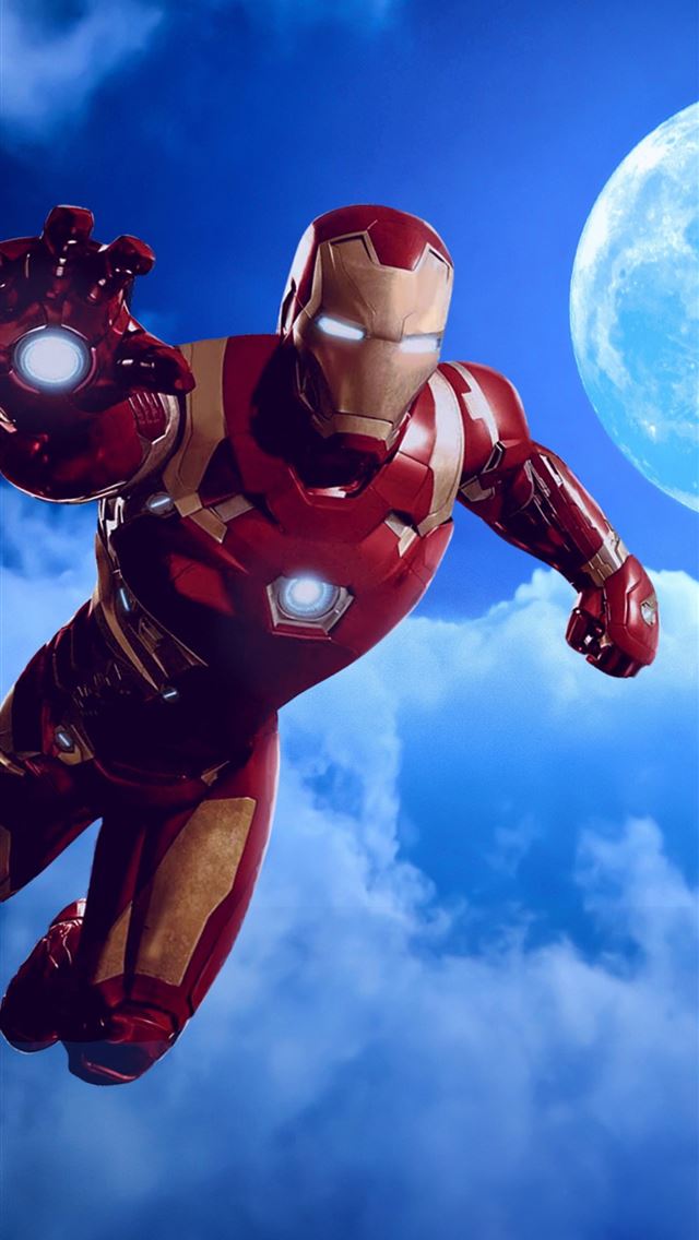 1284x2778 avengers age of ultron iron man flight clouds lg v... - ultron iPhone Wallpaper