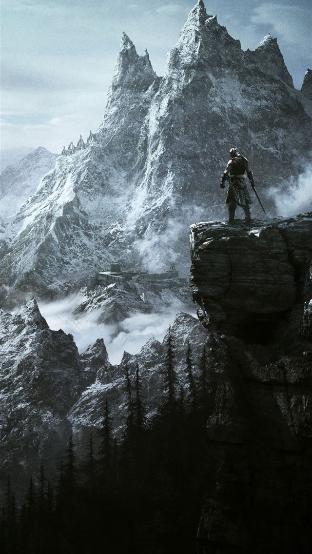 1284x2778 The Elder Scrolls V Skyrim Vista Sony Xperia X XZ ... - the elder scrolls v skyrim iPhone Wallpaper