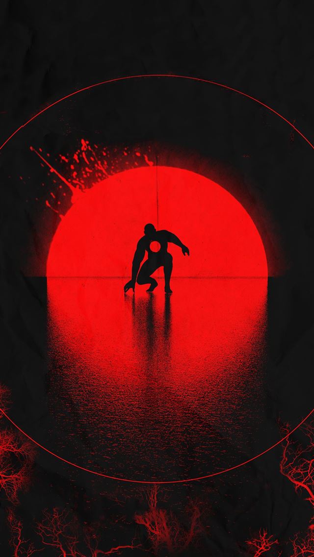 1284x2778 Bloodshot Minimal Art Resolution HD Minimalist 4K ... - 2560x1600 iPhone Wallpaper