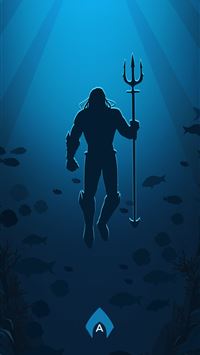 Aquaman Minimalist Poster Resolution HD Movies 4K ... wallpaper