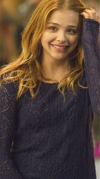 Chloe Grace Moretz Cute Smiling Samsung Galaxy Not... wallpaper
