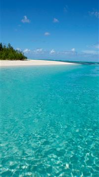 Plage de l'ilot Mangénie Ile Maurice Beach on L'i... wallpaper