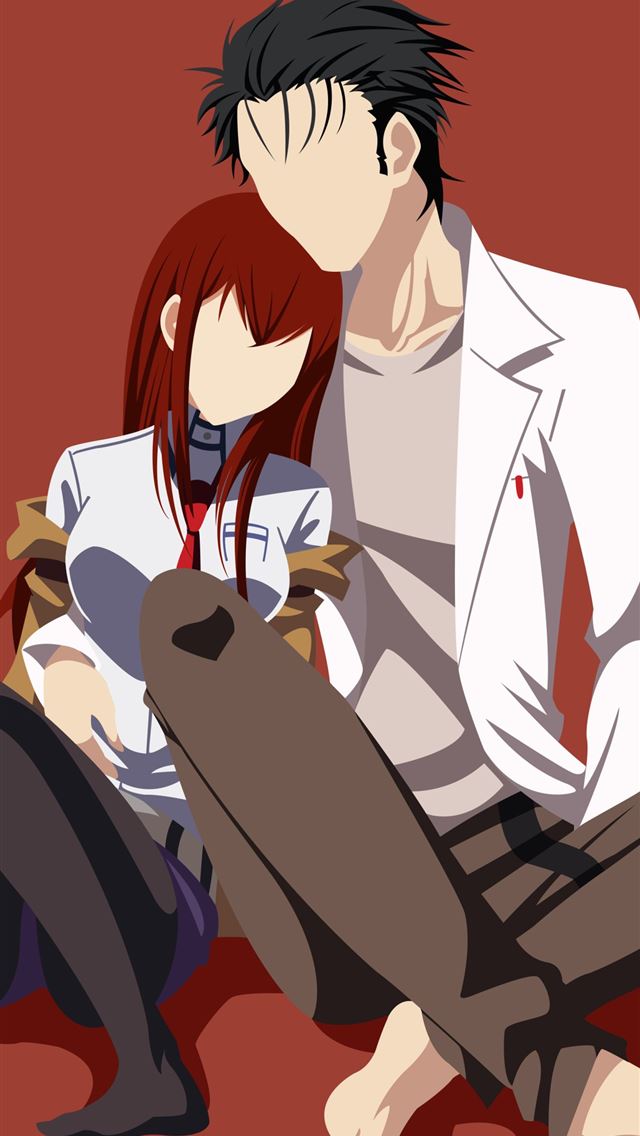 1284x2778 Kurisu Makise and Rintaro Okabe Sony Xperia X XZ Z... - kurisu makise iPhone Wallpaper