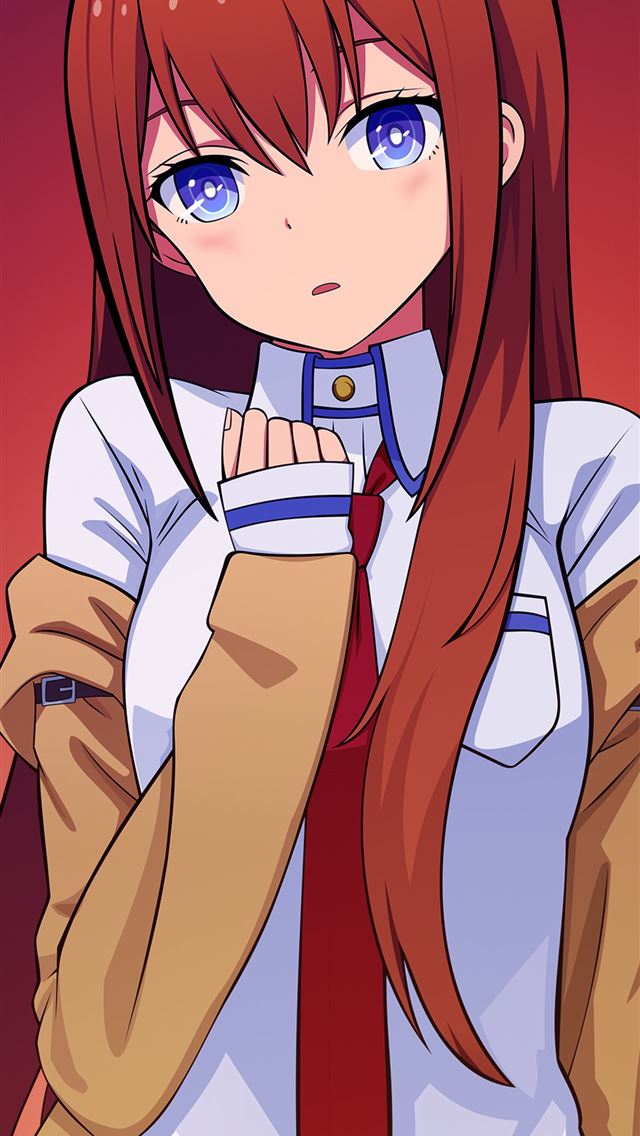 1284x2778 Kurisu Makise Sony Xperia X XZ Z5 Premium HD 4k Im... - kurisu makise iPhone Wallpaper