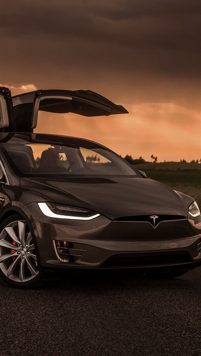 1284x2778 Tesla Model X Front Sony Xperia X XZ Z5 Premium HD... - tesla model x iPhone Wallpaper