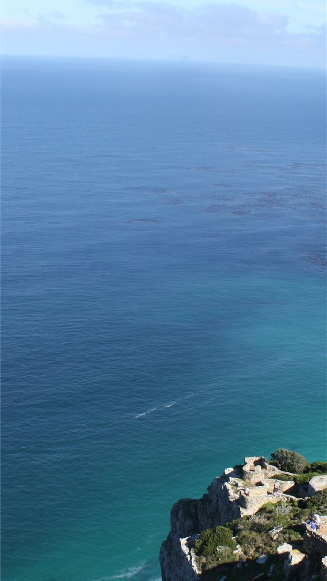 1284x2778 Ocean South Africa Sky Coast Clouds Waves Foam for... - south africa iPhone Wallpaper