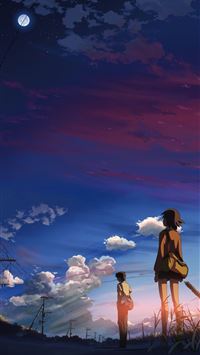 Animated for android moon light stars hd night wallpaper