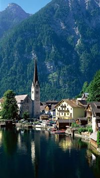 Austria Alp Europe Landscape Lake  wallpaper