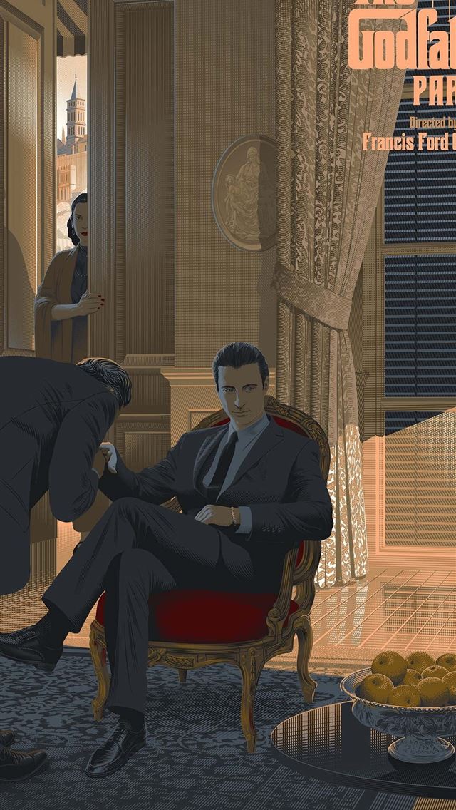 1125x2436 The Godfather Part III by Laurent Durieux - the godfather iPhone Wallpaper