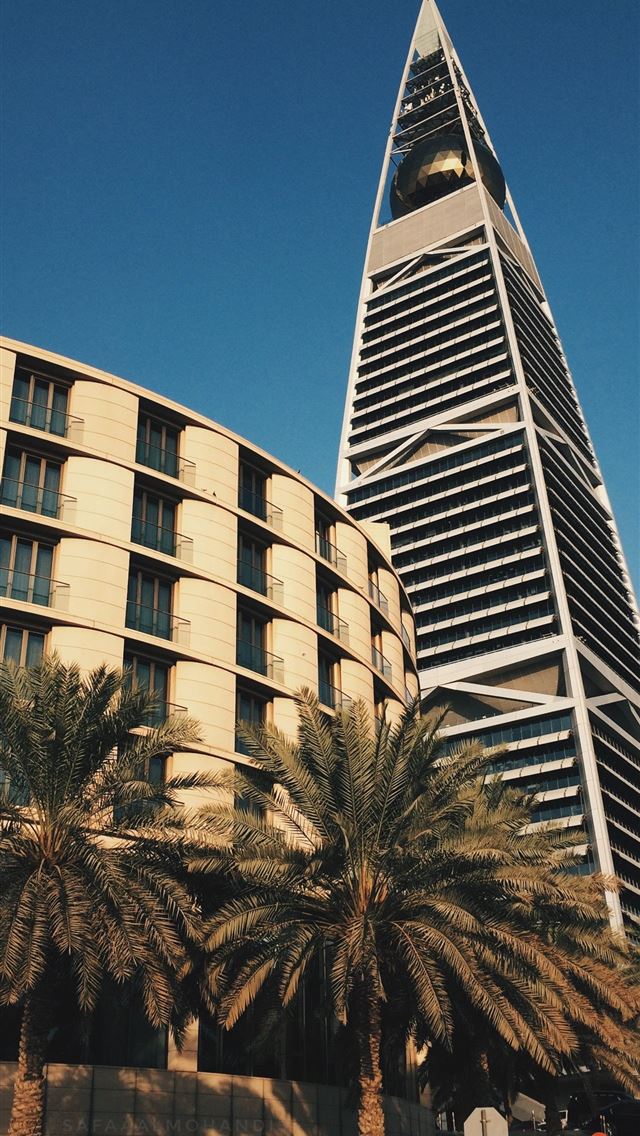 1284x2778 Al Faisaliah Tower Riyadh Saudi Arabia Slices of S... - saudi arabia iPhone Wallpaper