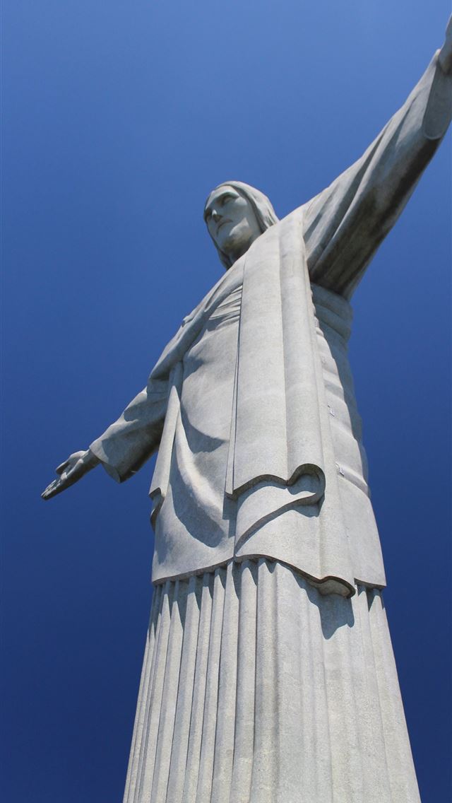 1284x2778 christ the redeemer statue free image - christ the redeemer iPhone Wallpaper