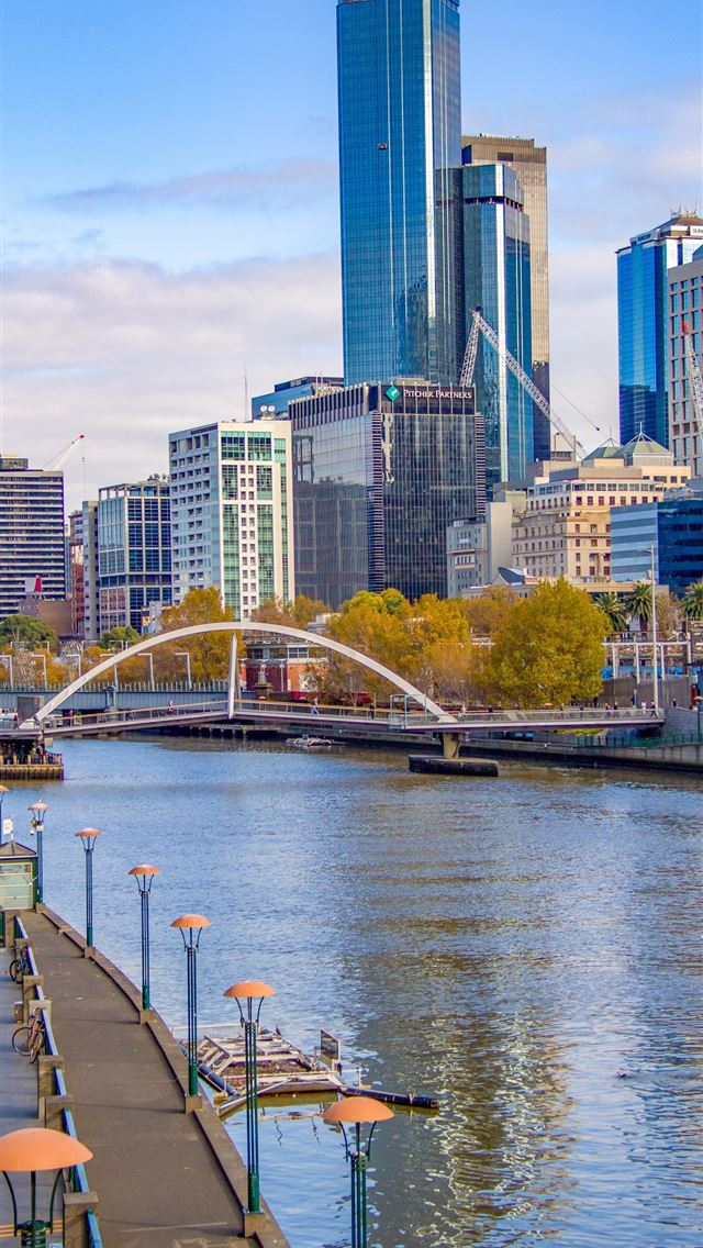 1284x2778 Yarra River SandraZ - australia iPhone Wallpaper