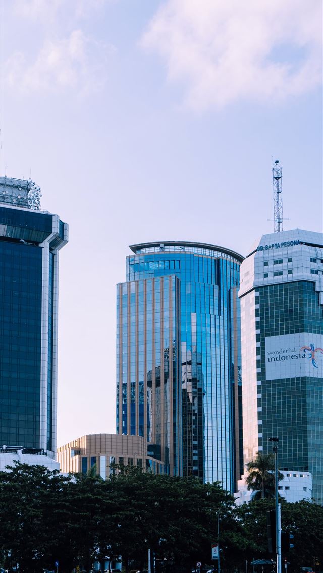 1284x2778  Jakarta Indonesia city architecture skyline build... - indonesia iPhone Wallpaper
