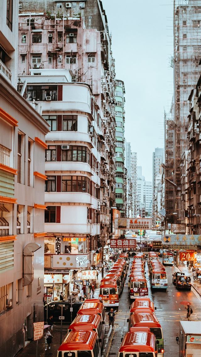 1284x2778 ID 262688 buses in honk kong 4k - buses iPhone Wallpaper