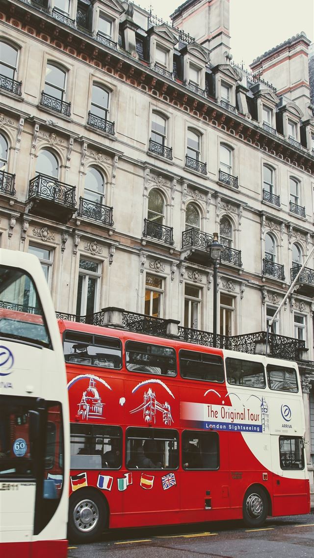 1284x2778 2 white and red buses free image - buses iPhone Wallpaper