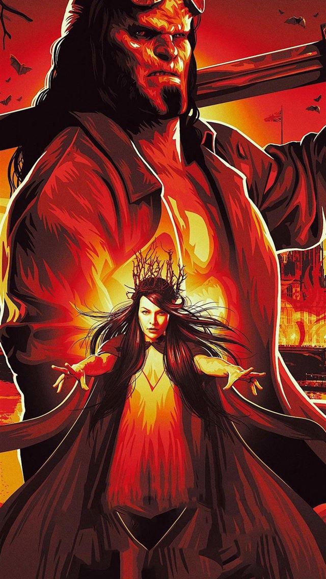 1284x2778 Hellboy 2019 Cave - hellboy 2019 iPhone Wallpaper