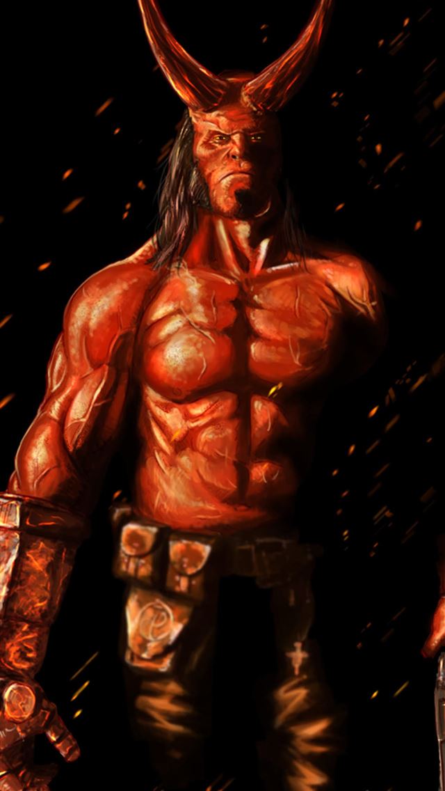 1284x2778 Hellboy 2019 Movie Artwork Resolution HD Movies 4K... - hellboy 2019 iPhone Wallpaper