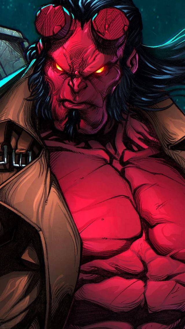 1284x2778 Hellboy ics Art 4K - hellboy 2019 iPhone Wallpaper