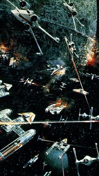  star wars movies fighter tie spaceships millenium... wallpaper