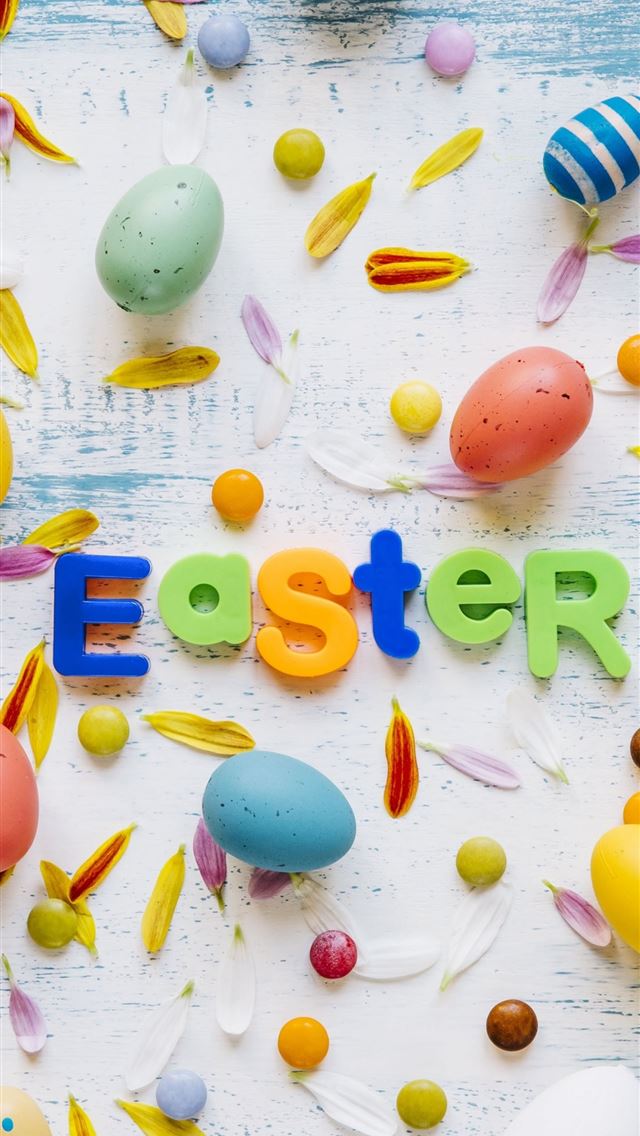 1284x2778 eggs colorful easter lg v30 lg g6 hd image backgro... - easter iPhone Wallpaper